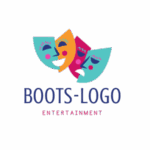 Colorful Mask Theater Entertainment Logo